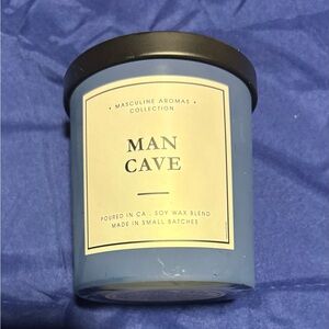 Man Cave Blue jar Soy Wax Candle 🕺🏾